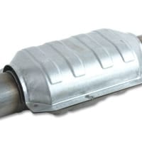 Vibrant Oval Ceramic Core Catalytic Converter (2.25″ inlet/outlet)