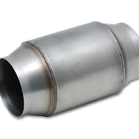 Vibrant GESI Ho-series Catalytic Converter (rated for 350-500HP); 2.5″ Inlet/Outlet, 4″ O.D x 7″ Overall Length