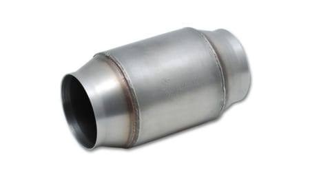 Vibrant GESI Ho-series Catalytic Converter (rated for 350-500HP); 2.5″ Inlet/Outlet, 4″ O.D x 7″ Overall Length