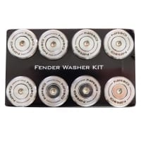 NRG Fender Washer Kit, Set of 10, M style, Stainless steel washer and bolt, Rivets for metal