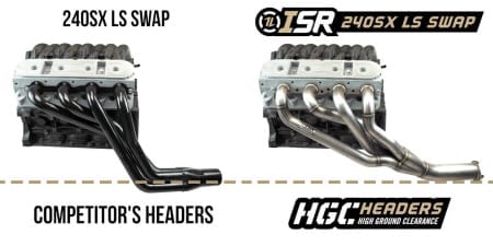 ISR Performance HGC LS Swap Header – Nissan 240sx 89-98 – 1 3/4″