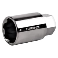NRG Lug Nut Lock Key Socket Black Chrome (3/8″ Drive) For use with LN: L01, L10