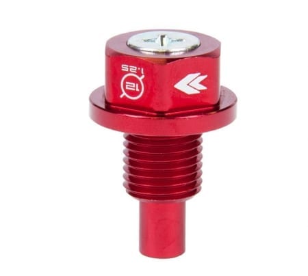 NRG Magnetic Oil Drain Plug – Red – M12x1.25 Infiniti,Lexus,Nissan,Toyota