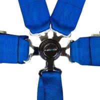 NRG 6 Pt 3inch Seat Belt Harness / Cam Lock- Blue