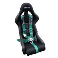 NRG 5 Pt 3inch Seat Belt Harness / Cam Lock – Green