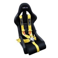 NRG 5 Pt 3inch FIA Spec 16.1 Seat Belt Harness / Cam Lock- Yellow