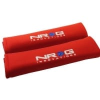 NRG Seat Belt Pads 2.7″ (wide) x 11′ – Red (2pieces) Short