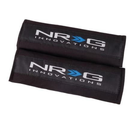 NRG Seat Belt Pads 3.5″ (wide) x 17.3′ – Black (1piece) Long