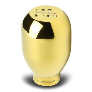 NRG Shift Knob – -42mm – 6 Speed Chrome Gold – Heavey weight – Universal