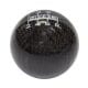 NRG Shift Knob – Ball Style Black Carbon Fiber – Heavy Weight – 6 Speed – (480g / 1.1lbs)