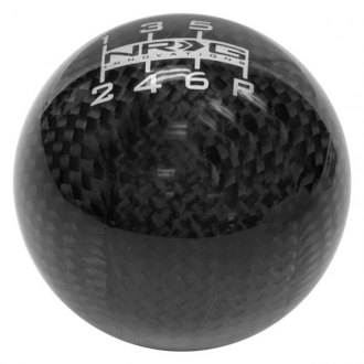 NRG Shift Knob – Ball Style – Carbon Fiber – 6 Speed Pattern – Honda thread pitch