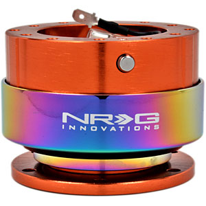 NRG Quick Release – Orange Body/Neo-Chrome Ring