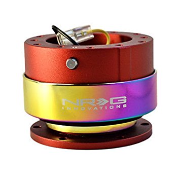 NRG Quick Release – Red Body/Neo-Chrome Ring