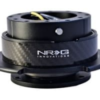 NRG Quick Release Kit – Black w/ Carbon Fiber Ring