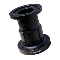 NRG 4 inches steering wheel hub extension spacer Black