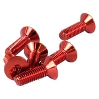 NRG Steering Wheel Screw Kit Upgrade Red “CONICAL”
