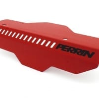 PERRIN Belt Cover for Subaru Red Wrinkle Finish