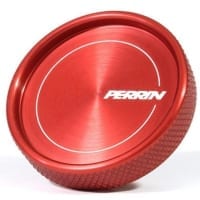 PERRIN Oil Fill Cap BRZ/FR-S Round Style Red Anodized