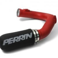 PERRIN Intake Cold Air for 2017 BRZ/86 Manual, Black Intake Tube, Red Silicon Inlet Hose