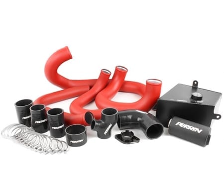 PERRIN Boost Tube Box 15-18 WRX Red Boost Tubes with Black Couplers
