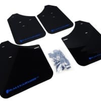 Rally Armor Front & Rear Mud Flaps – Black/Blue Logo – ’13 – 17 Ford Fiesta ST