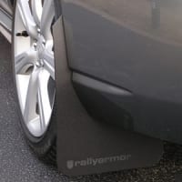 Rally Armor Front & Rear Mud Flaps – Black/Grey Logo – ’02 – 07 Subaru Impreza WRX, STI