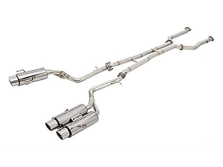 Apexi N1 Evolution X muffler system with Stainless Steel tips for Lexus RCF (Non-resonated, straight-pipe version)