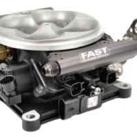 FAST FAST Cast High-Flow 4-Barrel Throttle Body 4150-Style Flange with Integrated Fuel Injectors (304152)