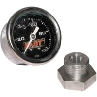 FAST Gauge Kit, LSx 0-100 Psi Fuel Pressure (54027)