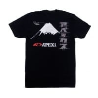 Apexi APEX Mt. Fuji Tee, XL, Black