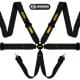 RRS FIA EVO 6 Harness, 3/2’’ HANS Compatible – Black