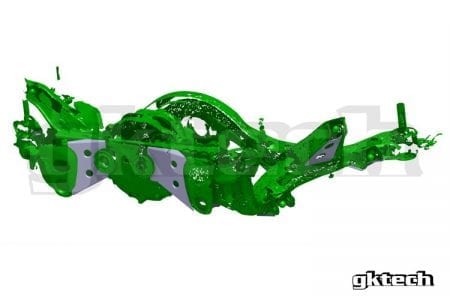 GKTech V2 Weld in Subframe Reinforcement Plates | Nissan 240sx S14 / Skyline R33/R34