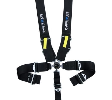 NRG SFI 16.1 5 Pt 3inch Seat Belt Harness / Cam Lock- Black