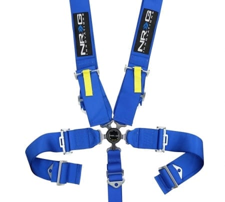 NRG SFI 16.1 5 Pt 3inch Seat Belt Harness / Cam Lock- Blue