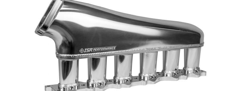 ISR Performance Billet RB25DET Front Facing Intake Manifold, Fuel Rail, and Throttle Body Combo