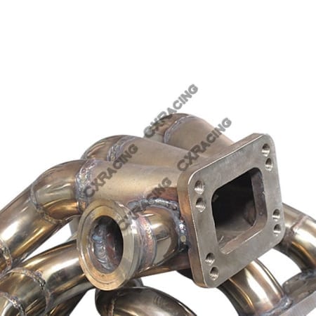 CX Racing Top Mount T4 Turbo Thick Wall Manifold For RB26 RB26DETT Engine 46mm WG Flange