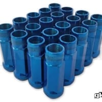 GKTech Blue M12 x 1.25 Open Ended Lug Nuts