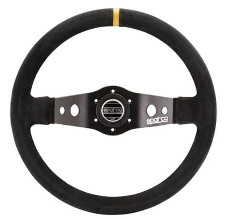 Sparco R 215 Competition Black Suede Steering Wheel 350mm