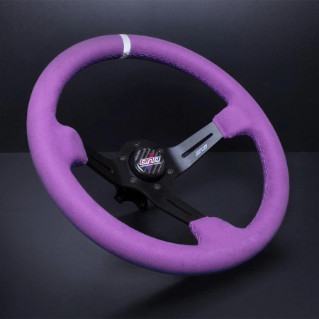 DND Performance 350MM Full Colored Alcantara Wheel – Purple