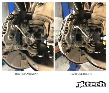 GK Tech Braided Brake Line Set | Skyline GTS R32