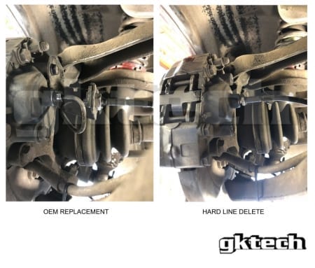 GK Tech Braided Brake Line Set | Skyline GTS R32