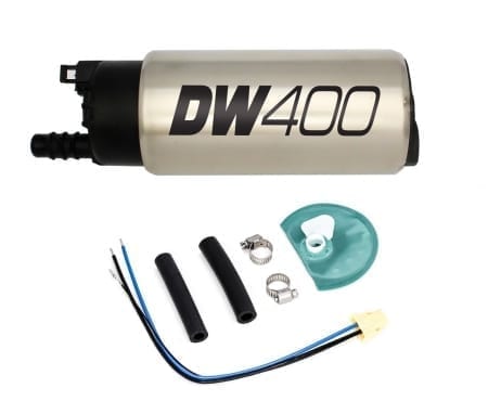 Deatschwerks DW400 415lph in-tank fuel pump w /Universal Install Kit. Fits Most