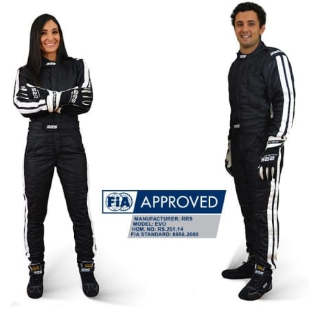 RRS EVO Diamond FIA Race suit – Black