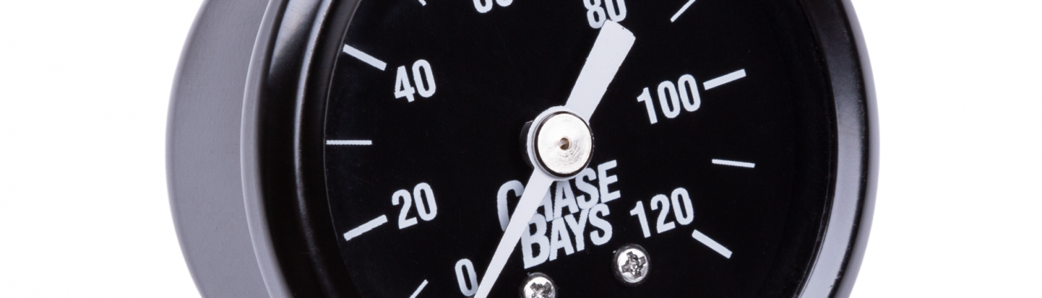 Chase Bays Fuel Pressure Gauge – Liquid Filled 0-120psi