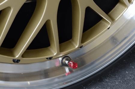 Project Kics Leggdura Racing Valve Cap Set – Red