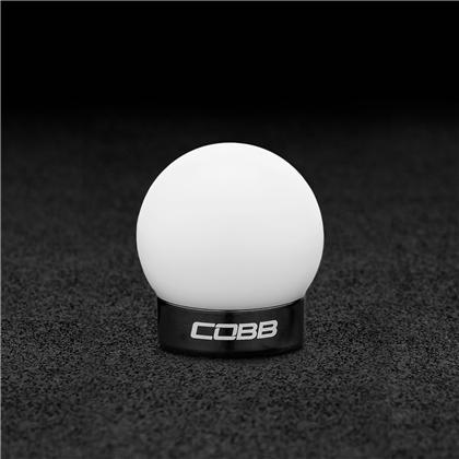 COBB Ford Mustang Shift Knob White with Black Base