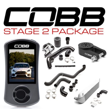 COBB 16-18 Ford Focus RS Stage 2 Power Package – Silver