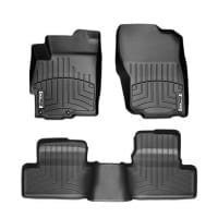 COBB 09-15 Mitsubishi Ralliart / 08-15 EVO X Front and Rear FloorLiner by WeatherTech – Black