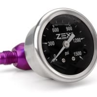 Zex -4AN Liquid Filled Bottle Pressure Gauge Kit