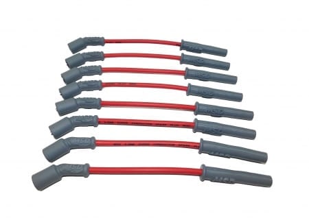MSD Super Conductor Spark Plug Wire Set, 1999 LS-1 Truck Engines – Red | 32829